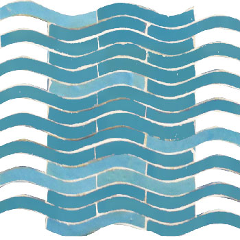 Mosaic House Moroccan tile Biarritz 23  Turquoise  solid zellige, mosaic, zellij, field, pattern, glaze 